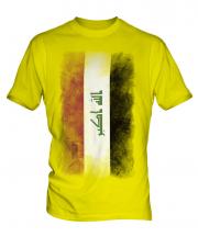 Iraq Faded Flag Mens T-Shirt