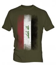 Iraq Faded Flag Mens T-Shirt