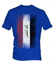 Iraq Faded Flag Mens T-Shirt