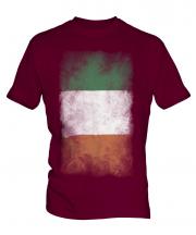 Ireland Faded Flag Mens T-Shirt
