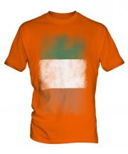 Ireland Faded Flag Mens T-Shirt