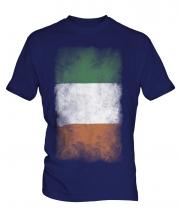 Ireland Faded Flag Mens T-Shirt