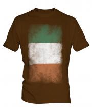 Ireland Faded Flag Mens T-Shirt