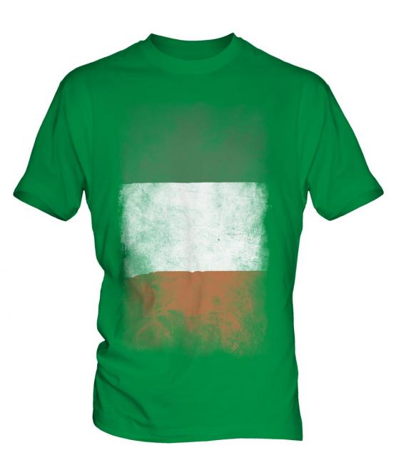 Ireland Faded Flag Mens T-Shirt