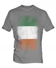 Ireland Faded Flag Mens T-Shirt