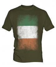 Ireland Faded Flag Mens T-Shirt