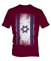 Israel Faded Flag Mens T-Shirt
