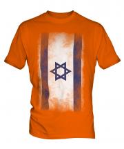 Israel Faded Flag Mens T-Shirt
