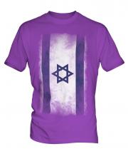 Israel Faded Flag Mens T-Shirt