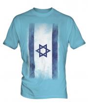Israel Faded Flag Mens T-Shirt