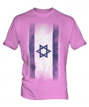 Israel Faded Flag Mens T-Shirt