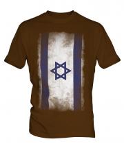 Israel Faded Flag Mens T-Shirt