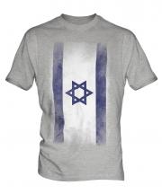 Israel Faded Flag Mens T-Shirt