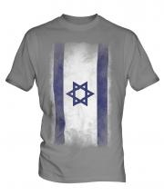 Israel Faded Flag Mens T-Shirt