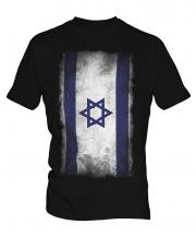 Israel Faded Flag Mens T-Shirt