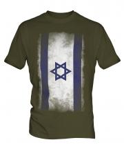 Israel Faded Flag Mens T-Shirt