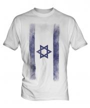 Israel Faded Flag Mens T-Shirt