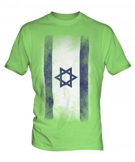 Israel Faded Flag Mens T-Shirt