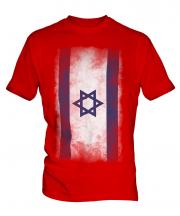 Israel Faded Flag Mens T-Shirt