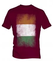 Ivory Coast Faded Flag Mens T-Shirt