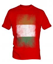 Ivory Coast Faded Flag Mens T-Shirt