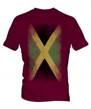 Jamaica Faded Flag Mens T-Shirt