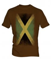 Jamaica Faded Flag Mens T-Shirt