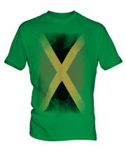 Jamaica Faded Flag Mens T-Shirt