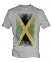 Jamaica Faded Flag Mens T-Shirt