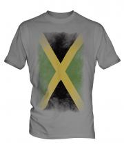 Jamaica Faded Flag Mens T-Shirt
