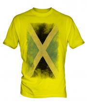 Jamaica Faded Flag Mens T-Shirt