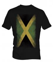 Jamaica Faded Flag Mens T-Shirt