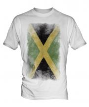 Jamaica Faded Flag Mens T-Shirt