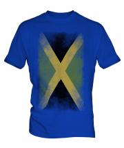 Jamaica Faded Flag Mens T-Shirt