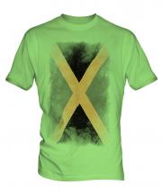 Jamaica Faded Flag Mens T-Shirt