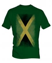 Jamaica Faded Flag Mens T-Shirt