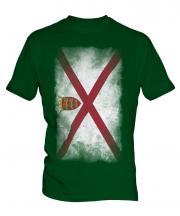 Jersey Faded Flag Mens T-Shirt