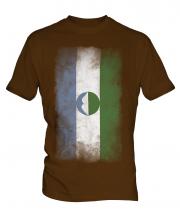 Kabardino-Balkaria Faded Flag Mens T-Shirt