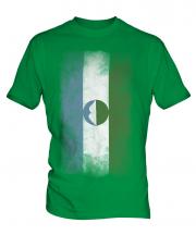 Kabardino-Balkaria Faded Flag Mens T-Shirt