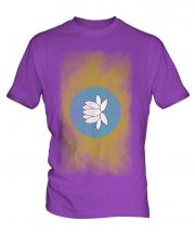 Kalmykia Faded Flag Mens T-Shirt