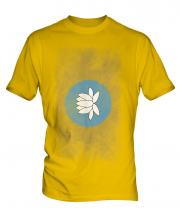 Kalmykia Faded Flag Mens T-Shirt