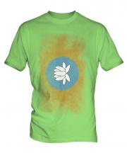 Kalmykia Faded Flag Mens T-Shirt