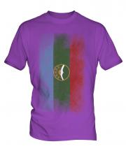 Karachay-Cherkessia Faded Flag Mens T-Shirt
