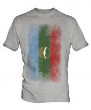 Karachay-Cherkessia Faded Flag Mens T-Shirt