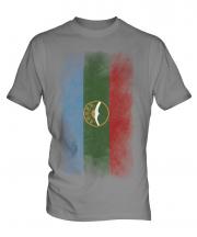 Karachay-Cherkessia Faded Flag Mens T-Shirt