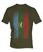 Karachay-Cherkessia Faded Flag Mens T-Shirt