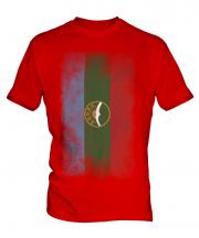 Karachay-Cherkessia Faded Flag Mens T-Shirt
