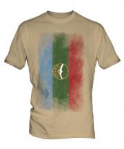 Karachay-Cherkessia Faded Flag Mens T-Shirt