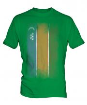Karakalpakstan Faded Flag Mens T-Shirt