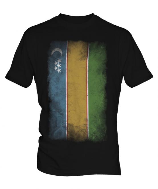 Karakalpakstan Faded Flag Mens T-Shirt